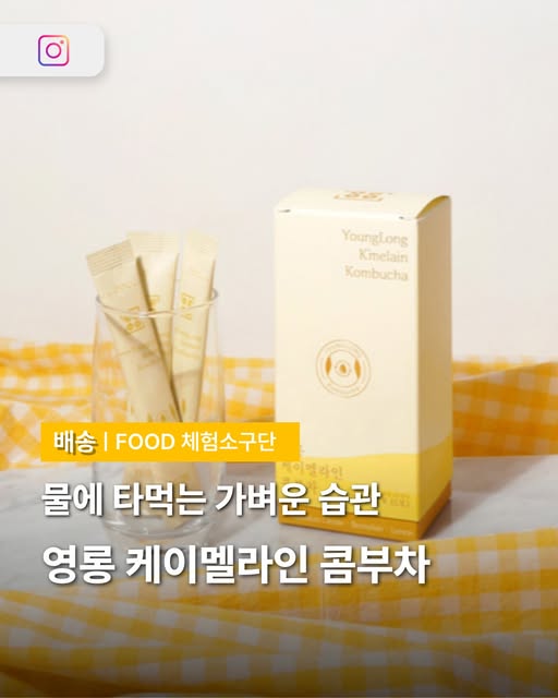 케이멜라인 콤부차 체험단 모집