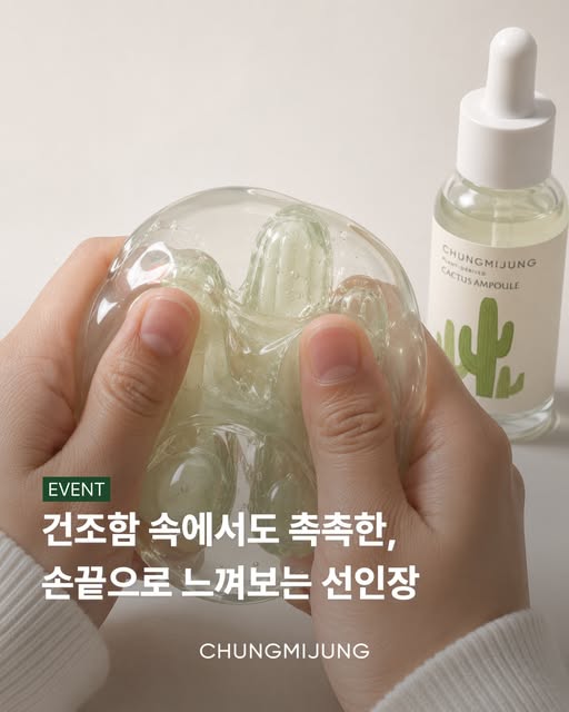 선인장 앰플 증정