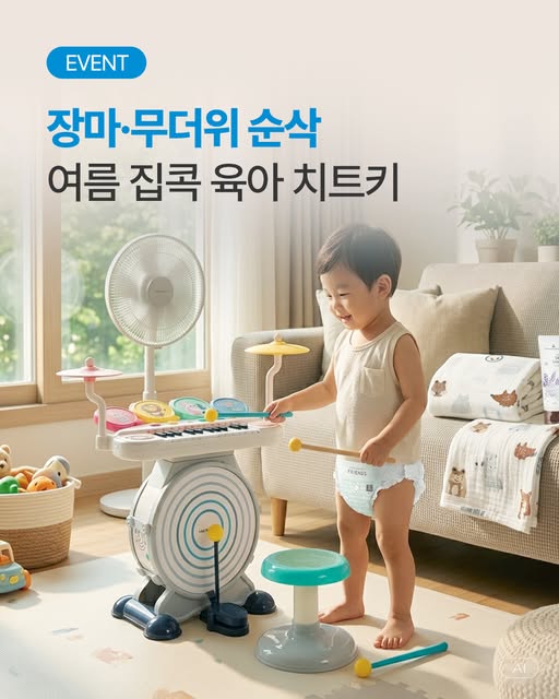 팬티기저귀·아기블랭킷 추첨 증정