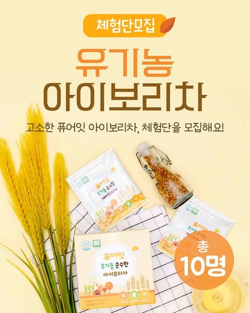 아이보리차 체험단 모집