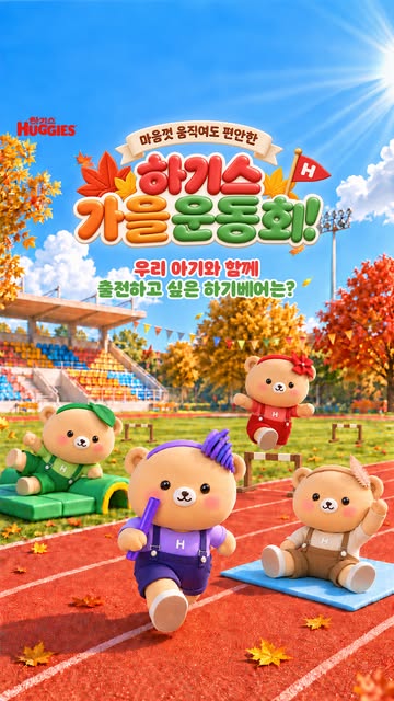 가을 운동회 기저귀 댓글 이벤트 증정